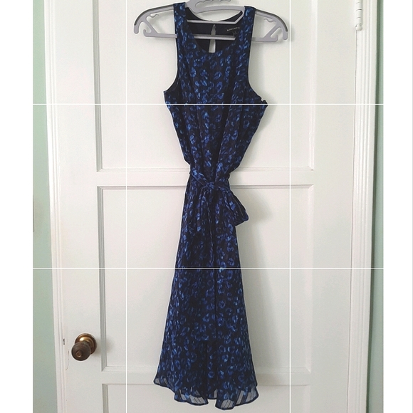 Banana Republic Blue Floral Dress - Picture 1 of 5